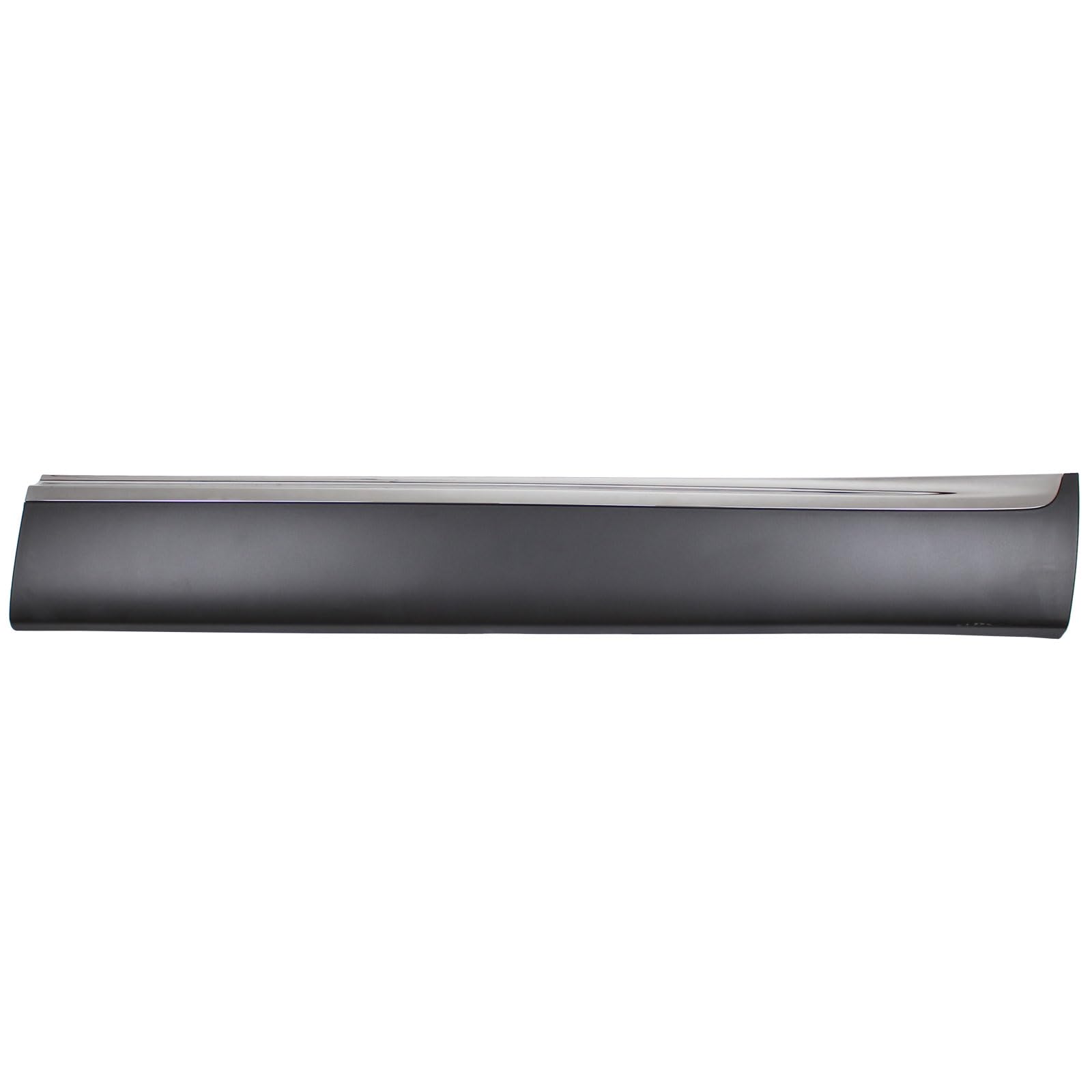 ApplianPar Front Passenger Side Door Lower Molding Trim Black with Chrome for Kia Sorento 2016-2020