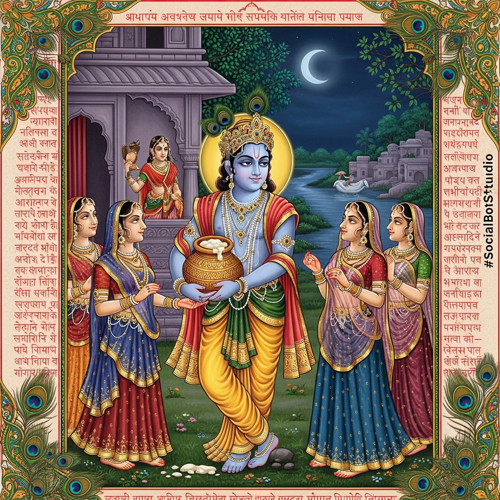 चौराष्टकम् (श्री चौराग्रगण्य पुरुषाष्टकम्), Chaurashtakam – The Eight Verses to the Supreme Divine Thief