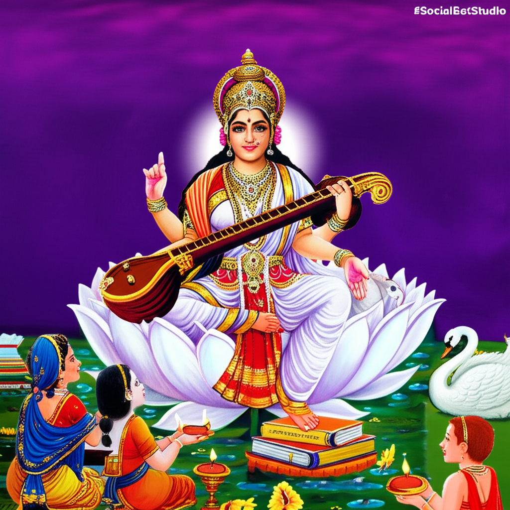 आरती श्री सरस्वती जी की (Aarti Shri Saraswati Ji Ki)
