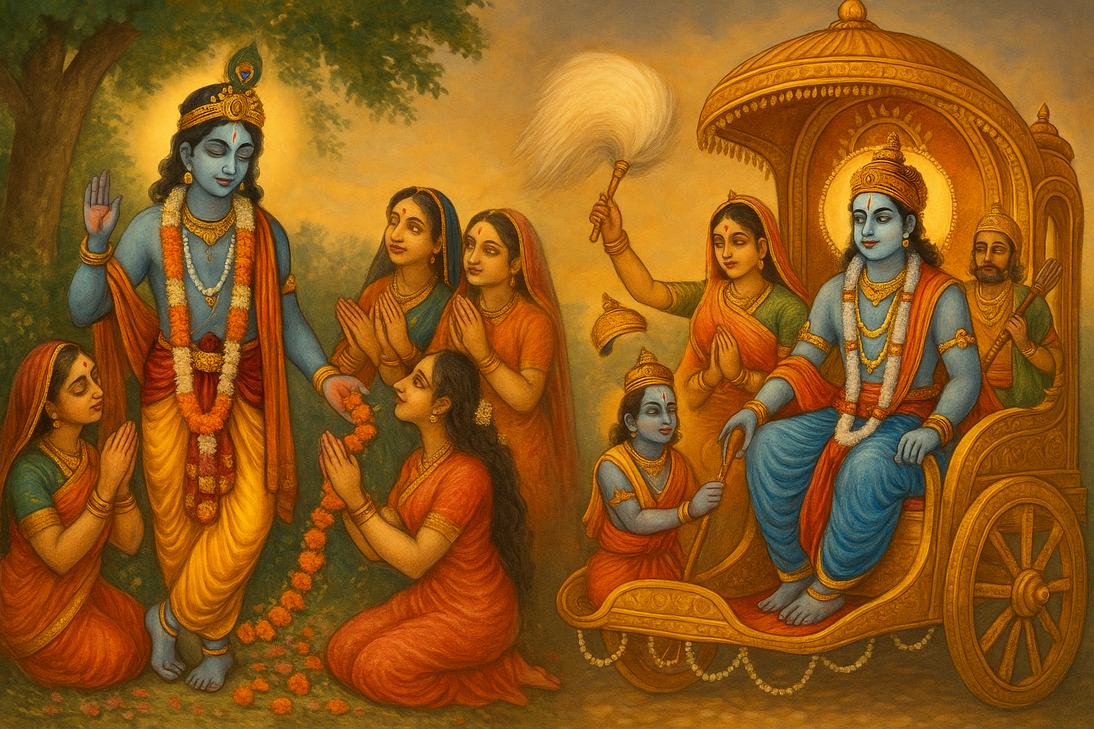 अभिलाषा - Abhilasha – Hindi Bhakti Poem to Krishna (Banke Bihari) and Rama (Raghunandan)