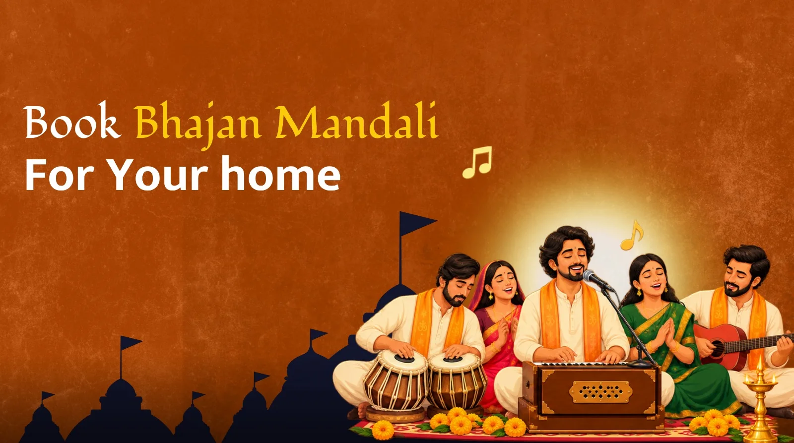 Bhajan Sandhya in Delhi NCR: Book Professional Bhajan Singers & Classical Musicians at Home