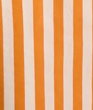 Kith Striped Thompson Camp Collar Shirt - Tiger
