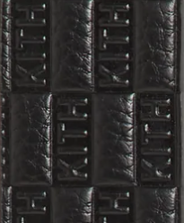 Kith Monogram Tumbled Leather Belt - Black