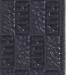 Kith Monogram Tumbled Leather Belt - Ink