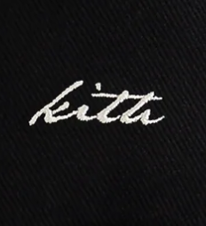 Kith Autograph Brushed Twill Bay Low Pinch Crown Cap - Black