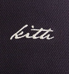 Kith Autograph Brushed Twill Bay Low Pinch Crown Cap - Nocturnal