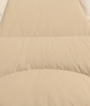 &Kin Ripstop Nylon Ambrose Puffer - Oatmeal