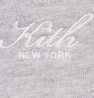 Kith Women Davin Cropped Track Zip Jacket - Cool Heather Grey