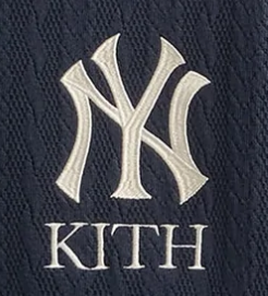 Kith for the New York Yankees Cable Fleece Nelson Sweatshirt - Nocturnal