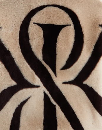 Kith Women Waylon II Shearling Crest Jacket - Waffle