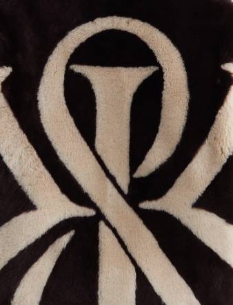 Kith Women Waylon II Shearling Crest Jacket - Incognito