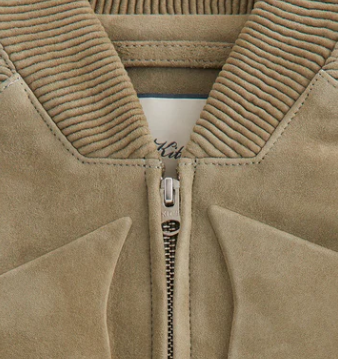 Kith Women Varen Suede Moto Bomber Jacket - Scene