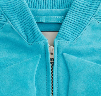 Kith Women Varen Suede Moto Bomber - Aragonite