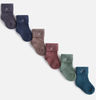 Kith Baby Palette 6-Pack Socks - Battleship