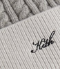 Kith Cable Knit Mia Beanie - Light Heather Grey