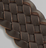 Erlebniswelt-fliegenfischenShops Braided Leather Camera Strap - Incognito