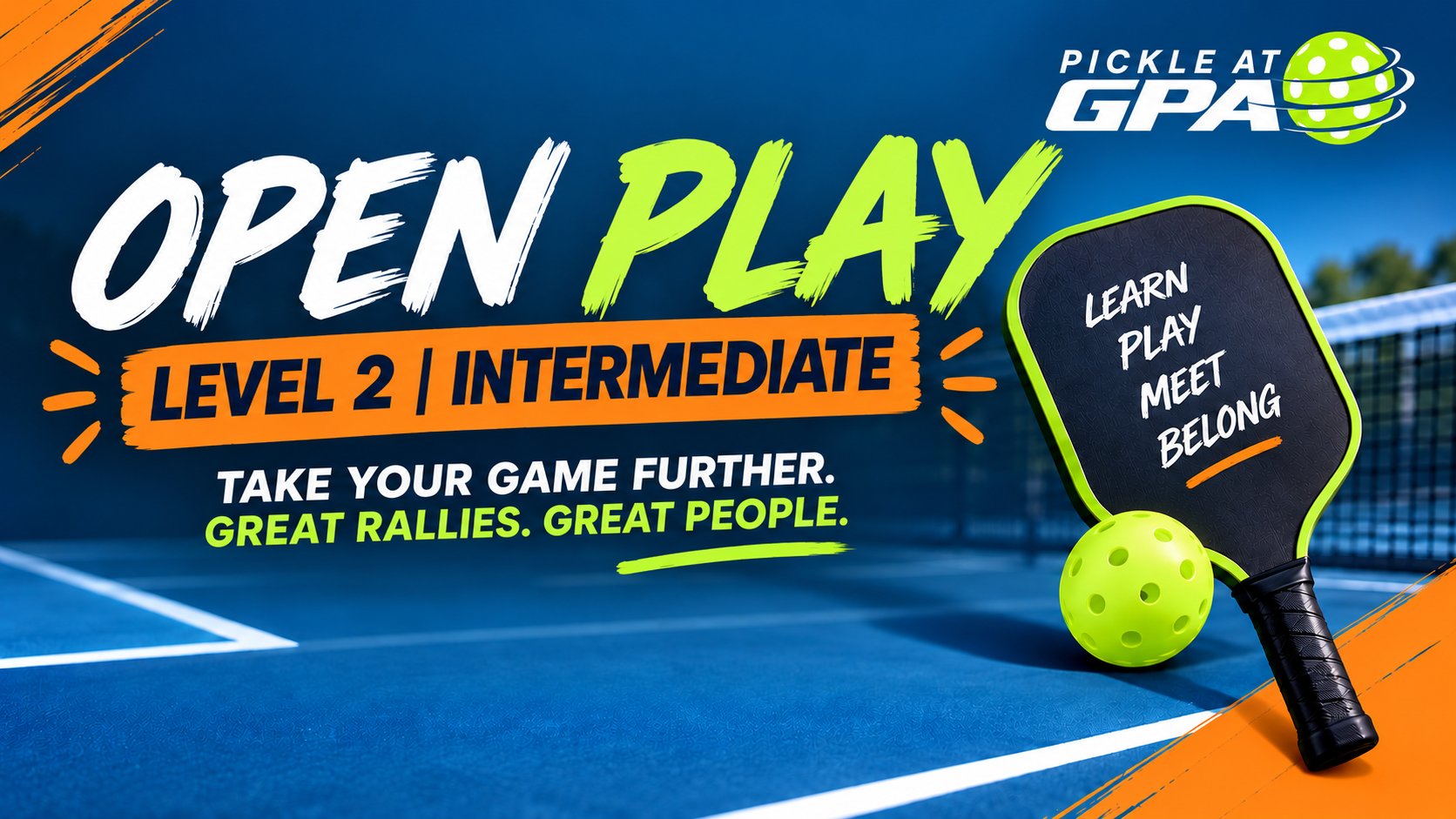 Open Play Level 2 | Intermediate