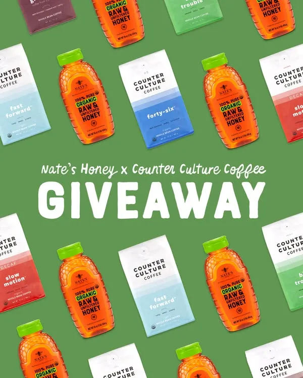 Nate's Honey: Counter Culture Coffee Giveaway