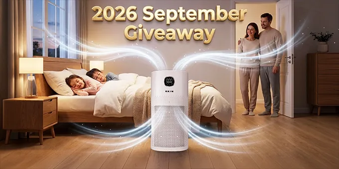 RKINⓇ September 2026 RKIN AH-14 PRO HEPA Air Purifier Giveaway