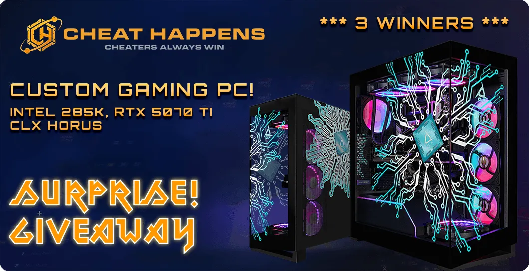 Cheat Happens Custom CLX Gaming PC Giveaway