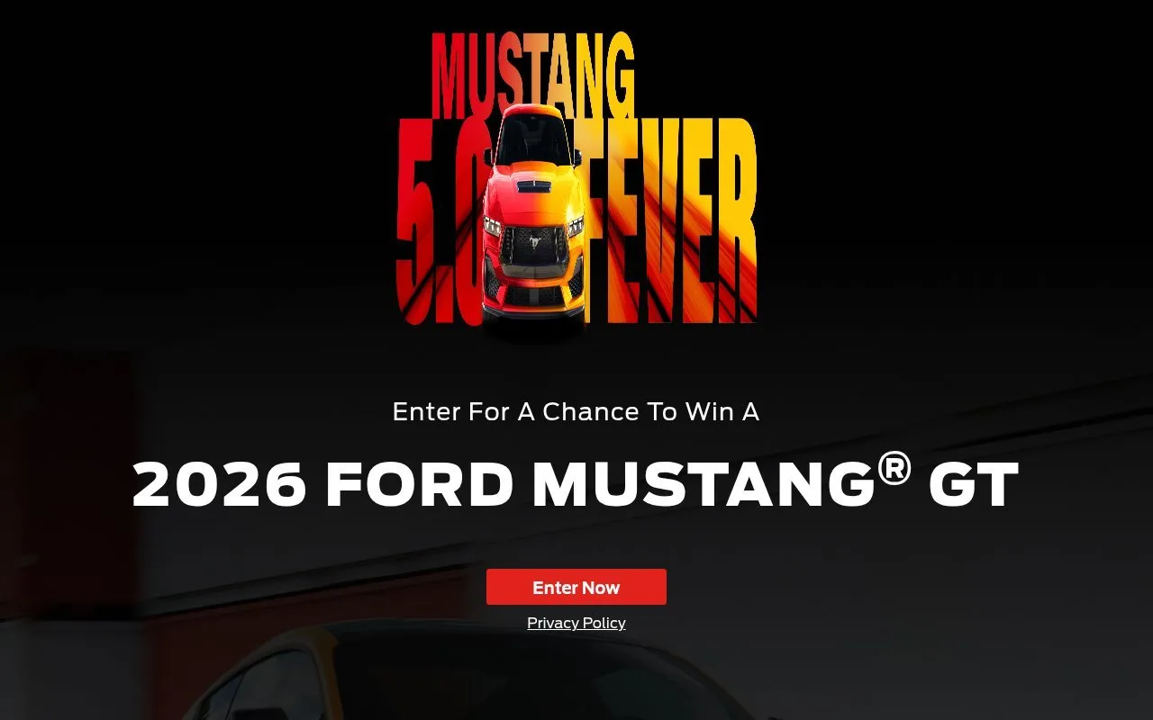 Mustang 5.0 Fever Sweepstakes
