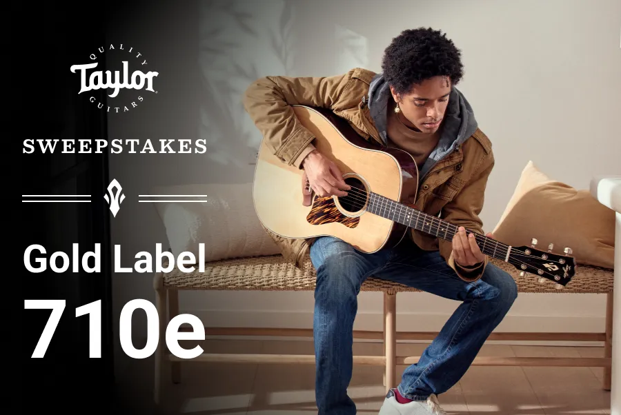 Taylor Guitars Sweepstakes Gold Label 710e