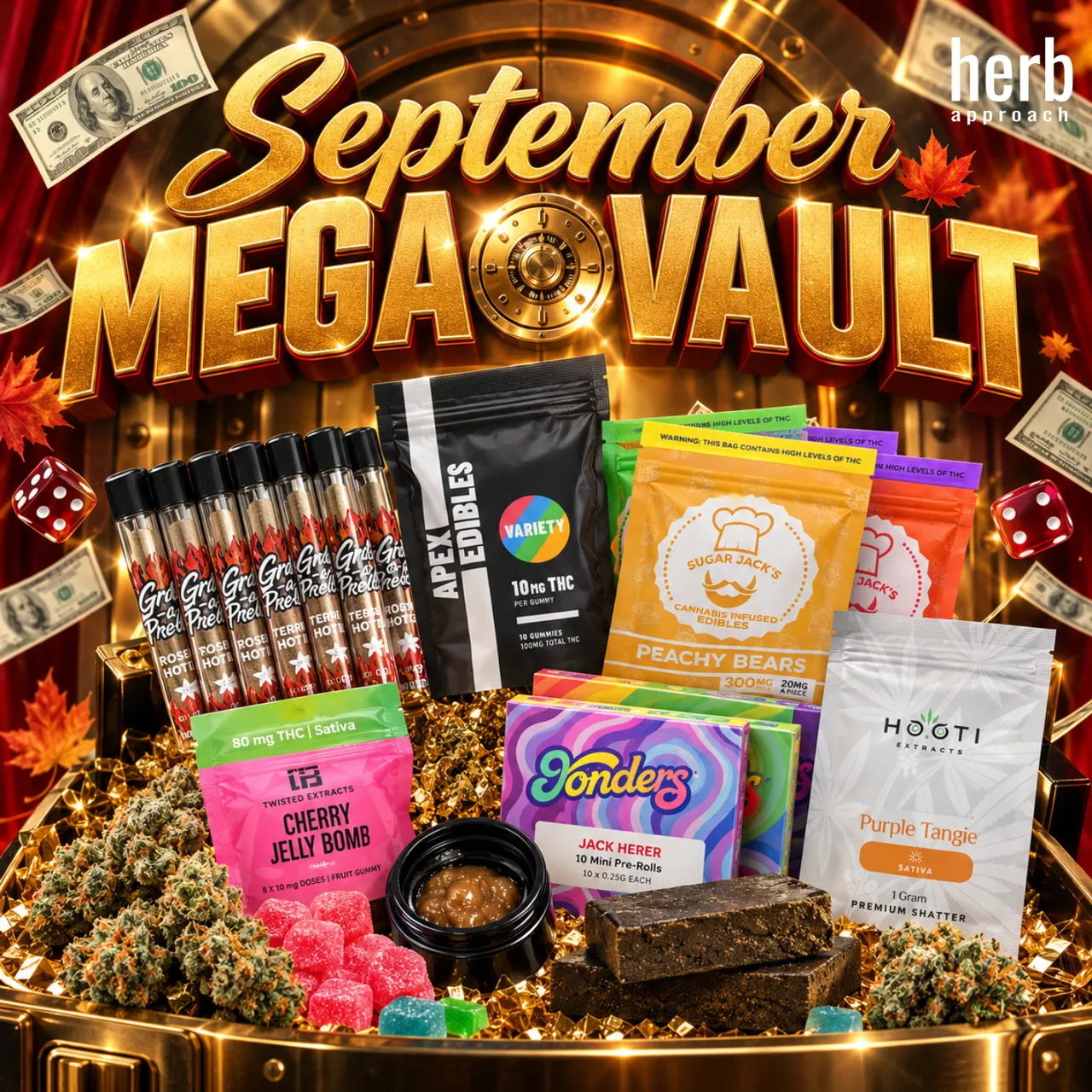 HERB APPROACH September MEGA VAULT Giveaway —. 1 Massive Vaults.