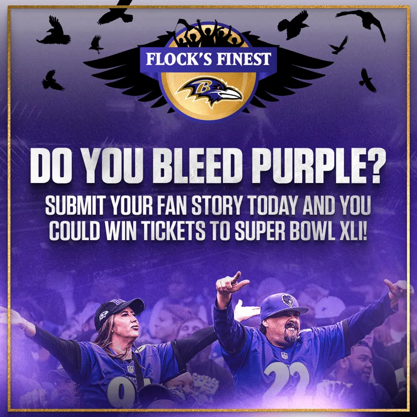 Baltimore Ravens Flocks Finest Contest