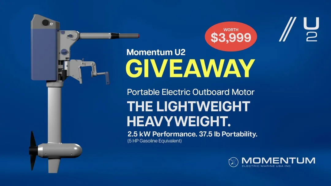 Momentum U2 Electric Outboard Motor Giveaway