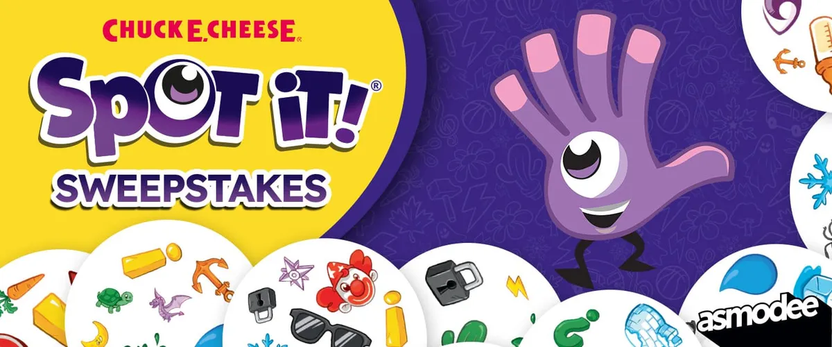 Chuck E. Cheese--Asmodee Spot It! Sweepstakes