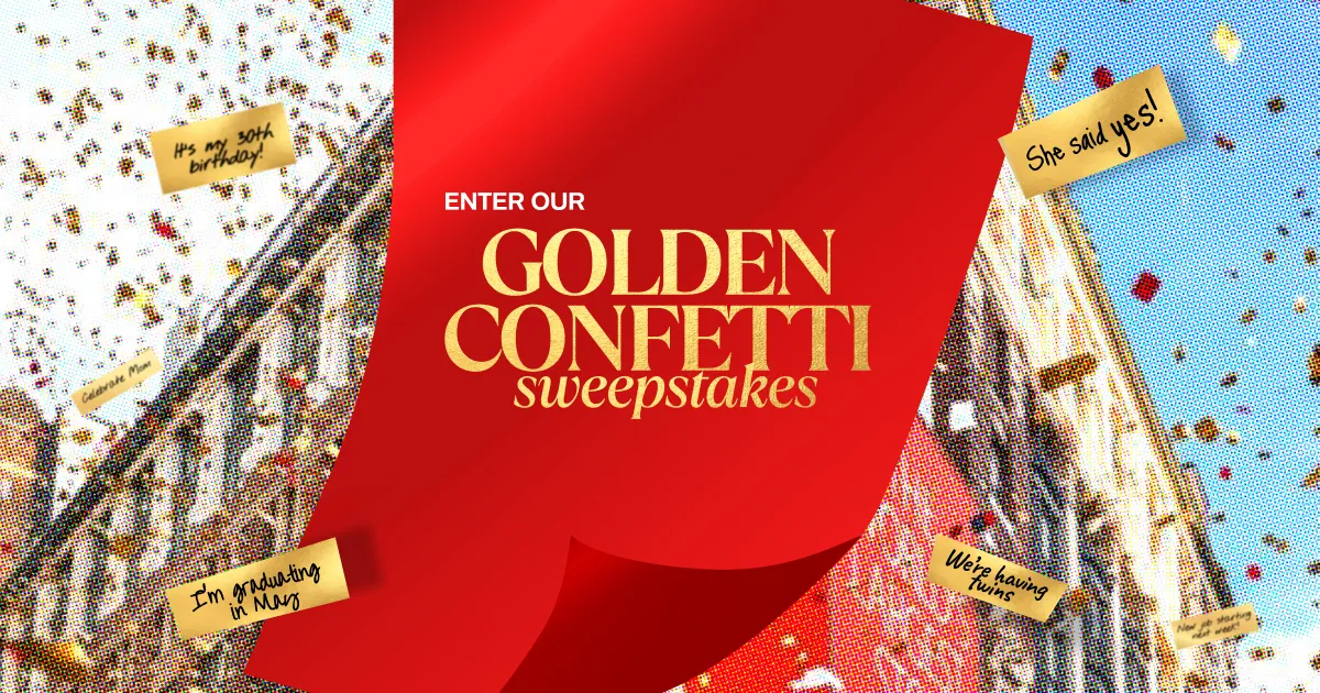 Macy's Golden Confetti: Win a $15,000 Gift Card