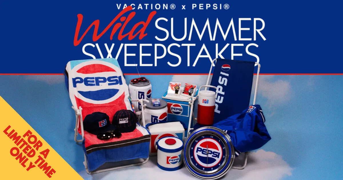 Vacation x PEPSI Wild Summer Instant Win Sweepstakes