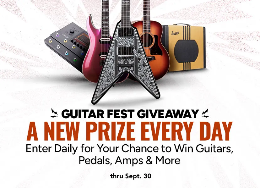 Musician's Friend Guitar Fest Giveaway
