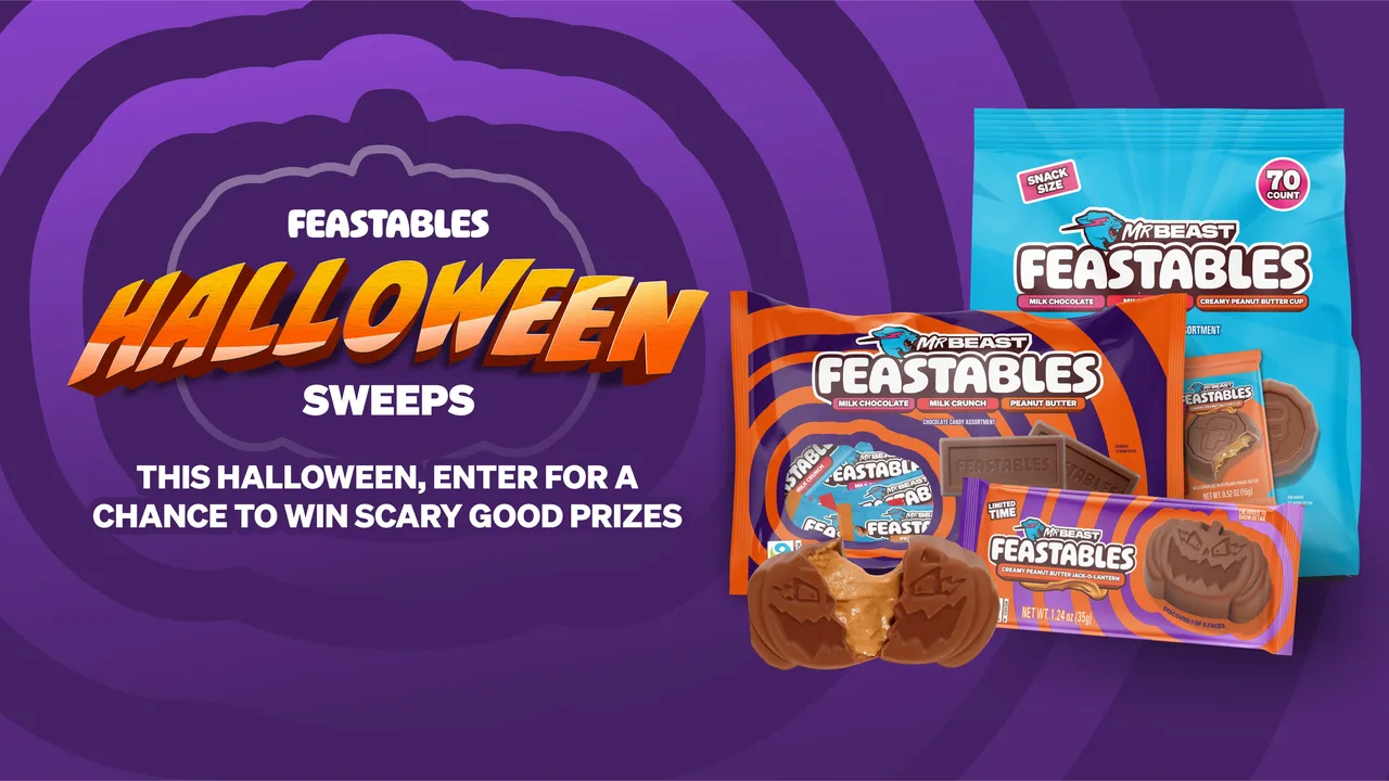 Feastables Halloween Sweepstakes 2026 – Win $10,000