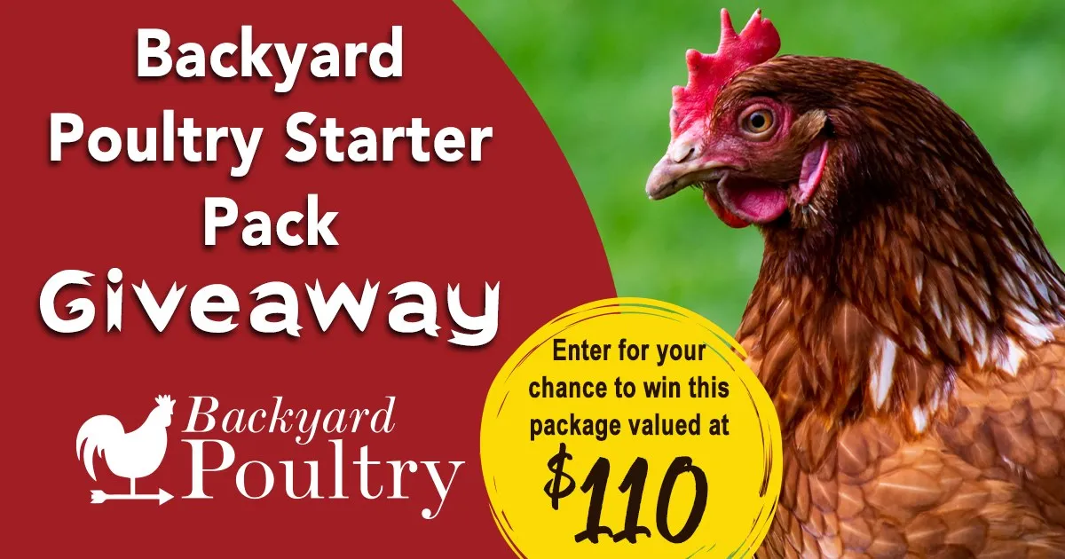 Backyard Poultry Starter Pack Giveaway