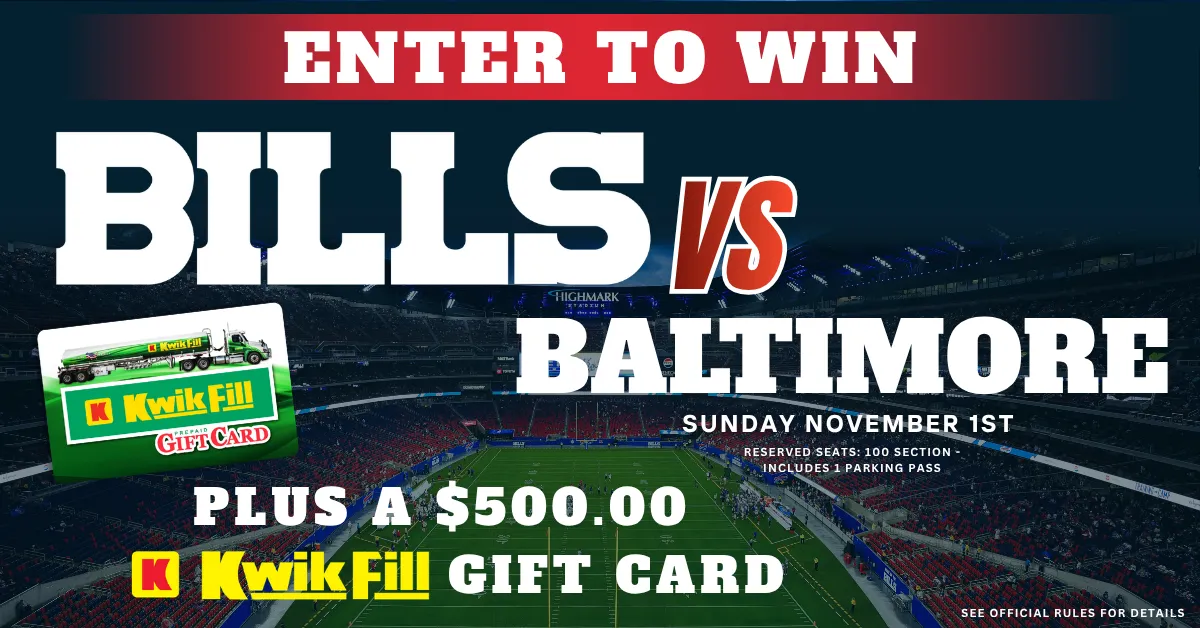 2026 Kwik Fill Football Fan Giveaway