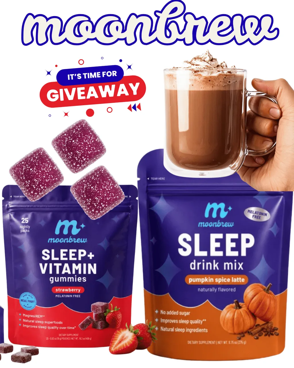 Shop With Me Mama: Win MoonBrew Sleep Products