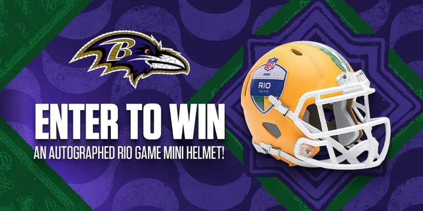 Autographed Rio Mini Helmet Sweepstakes