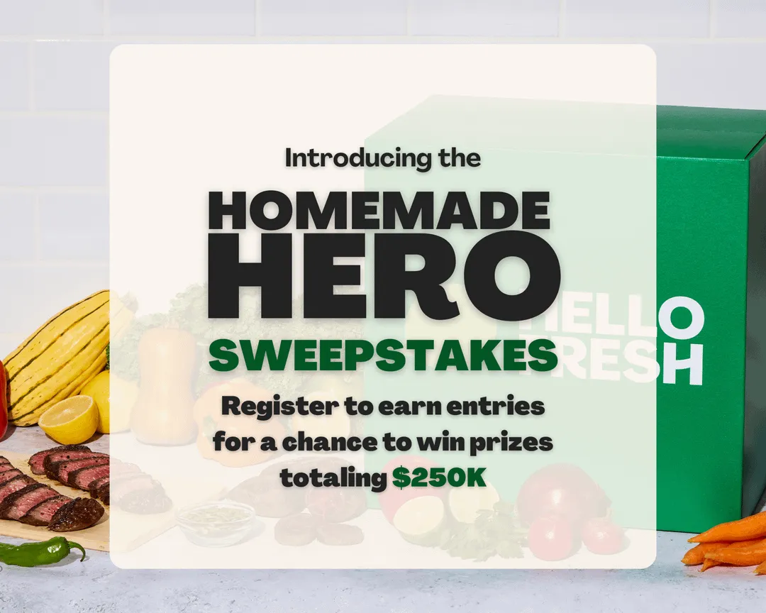 HelloFresh School Night Hero 2026 Sweepstakes