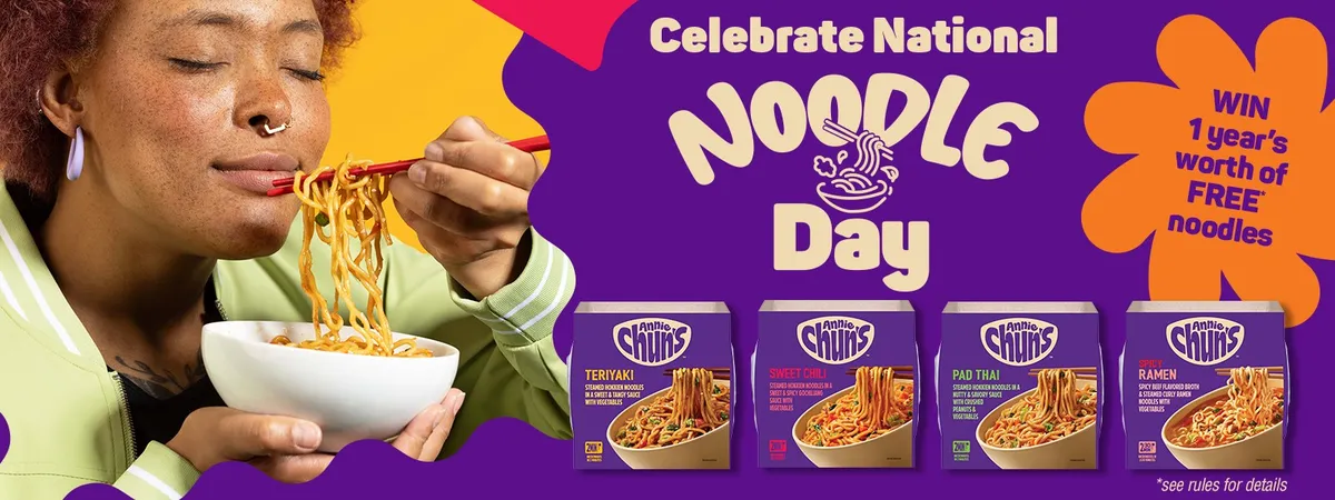 Annie Chun's: National Noodle Day Sweepstakes