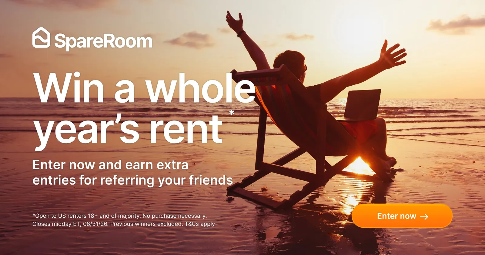 SpareRoom Live Rent Free Sweepstakes