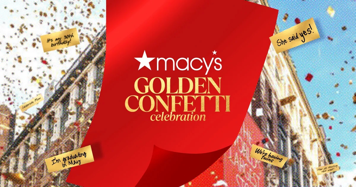 Macy's Golden Confetti Program