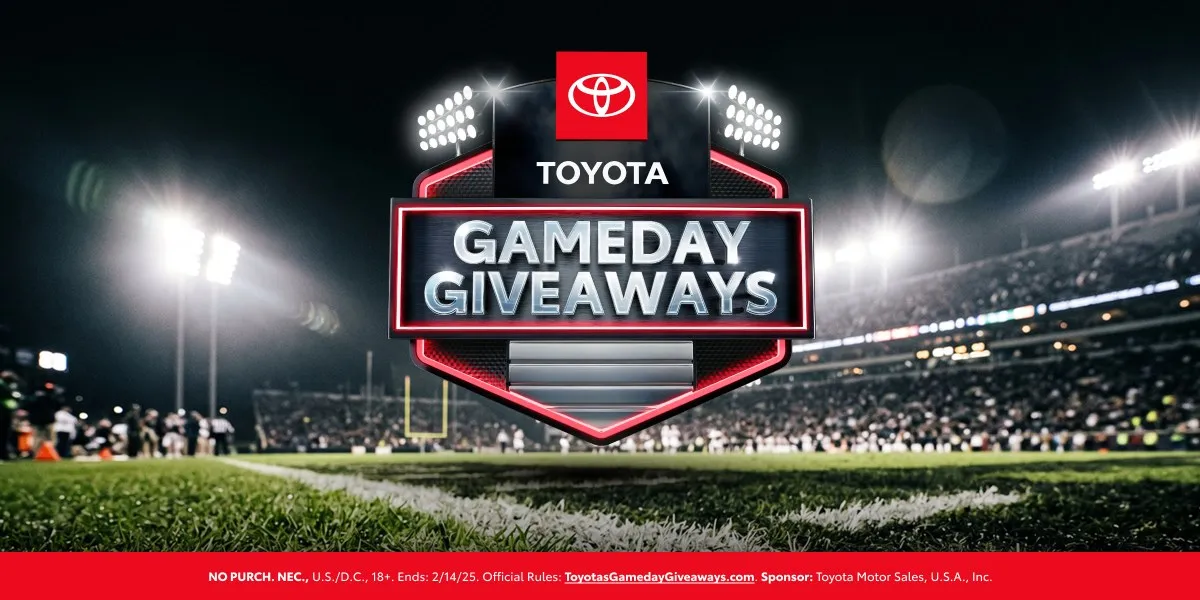 Toyota Gameday Giveaway (ToyotasGamedayGiveaways.com)