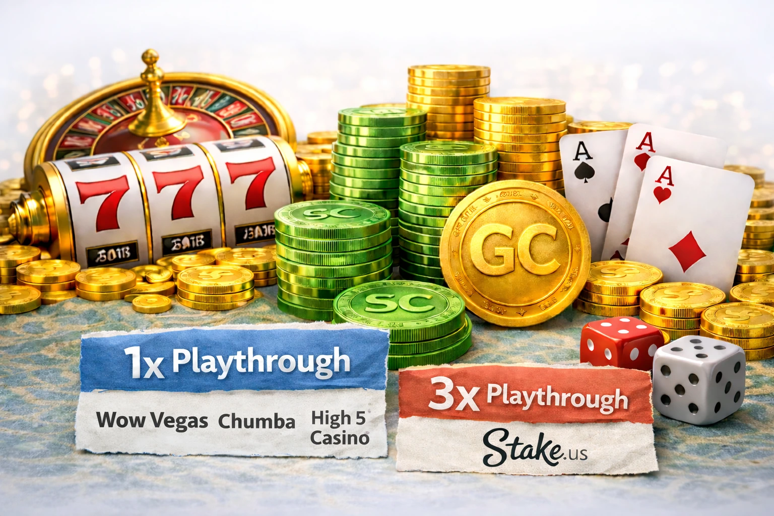 Sweepstakes Casino Playthrough Requirements Explained