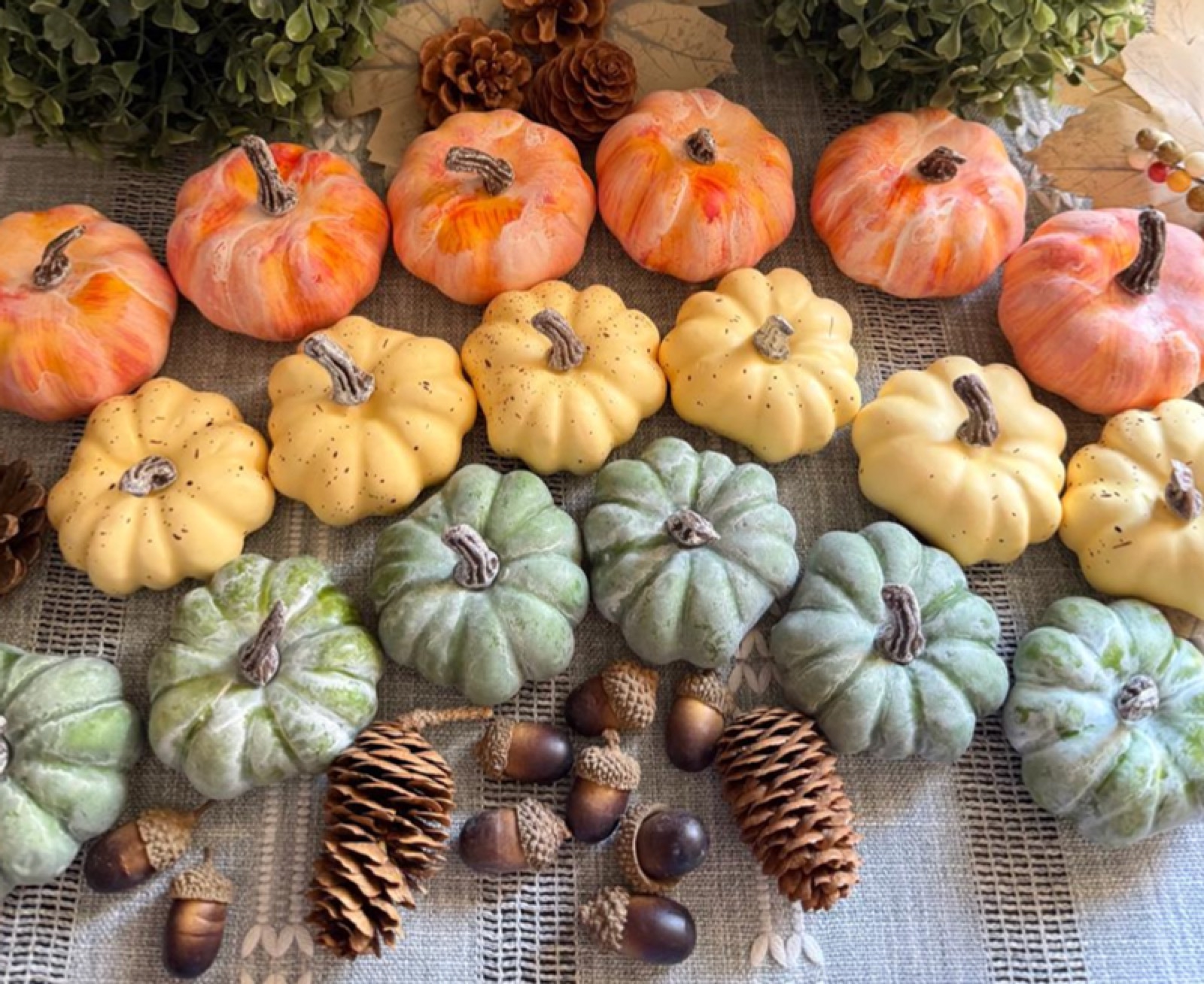 Set de 18 Calabazas Otoño Completo