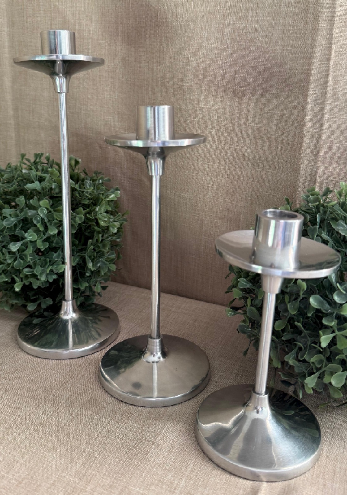 Set de Candeleros Metal