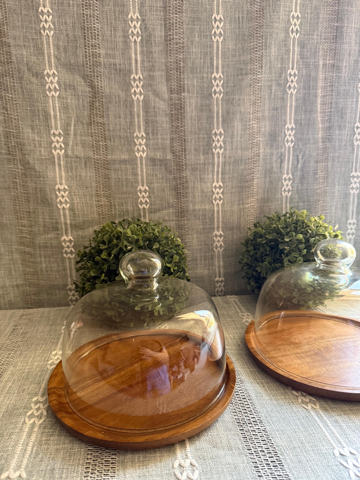 Cúpula de cristal para cubrir y lucir pasteles