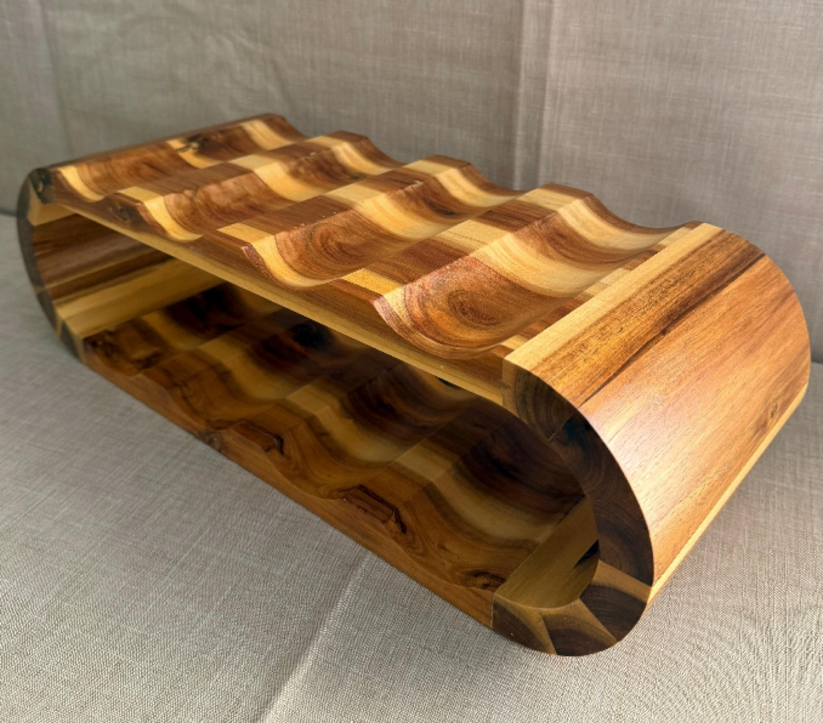 Estante de Madera para 8 Botellas de Vino