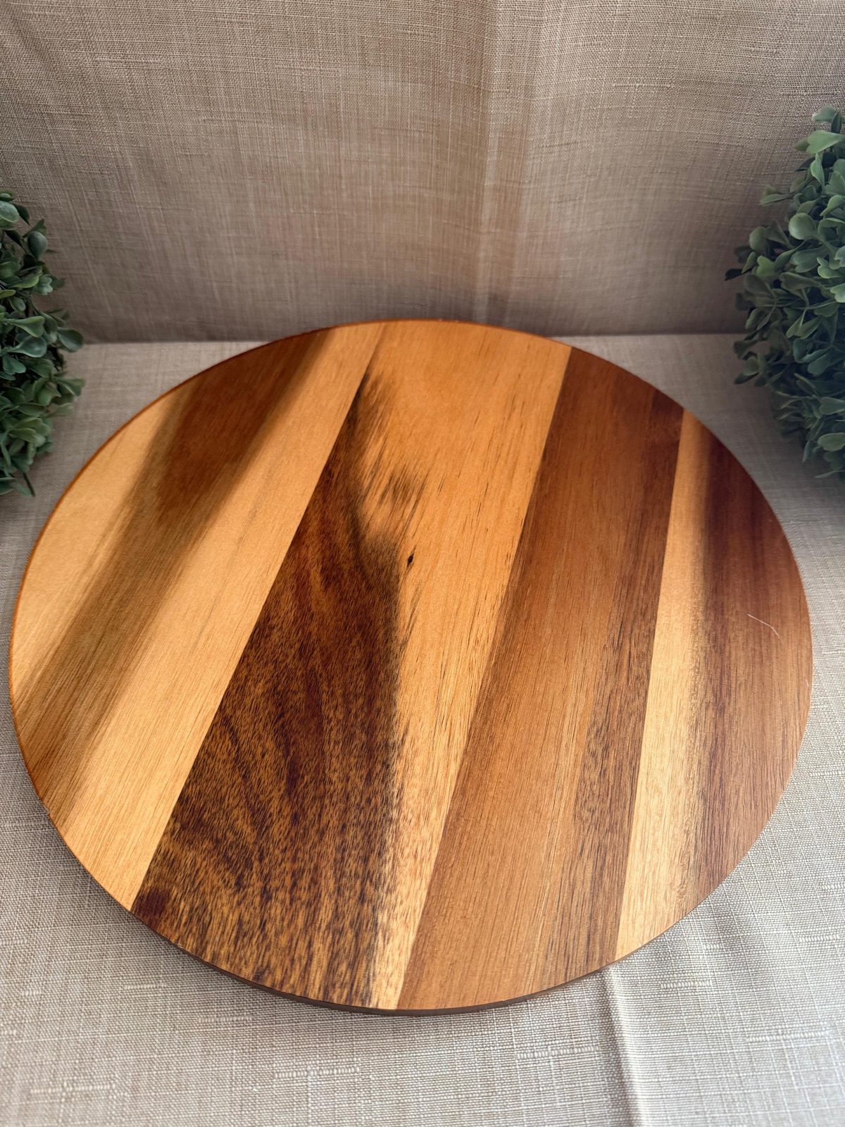Bandeja Madera Circular