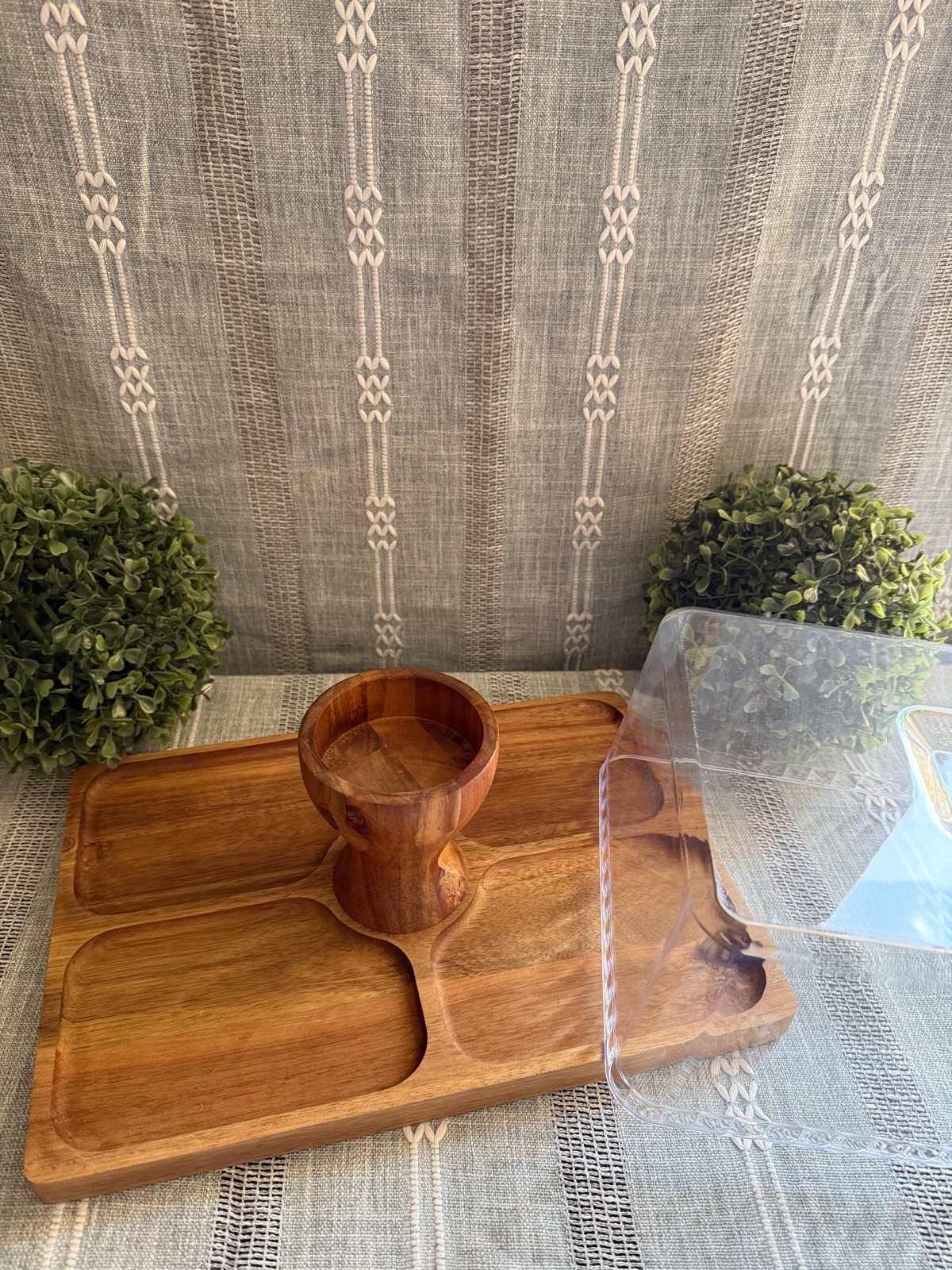 Bandeja de Madera Rectangular